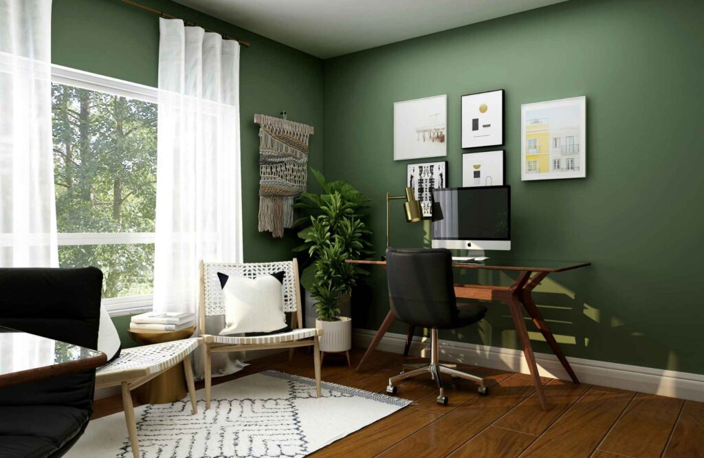 you-organized-by-barb-odessa-fl-why-typical-organizing-systems-don't-work-home-office-deep-green-walls-sheer-blinds-functional-solutions